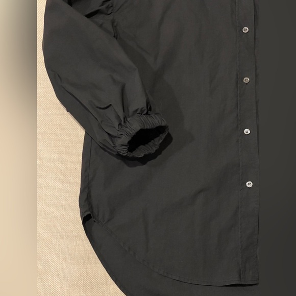 Rails Winnie Oversized Button-Down Shirt/Top In Black Size S - Picture 8 of 16